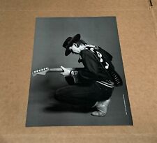 Stevie Ray Vaughan - SRV - Music Print Ad B&W Photo - 2013 picture