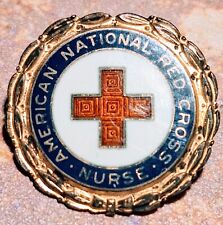VINTAGE AMERICAN NATIONAL RED CROSS NURSE LAPEL PIN picture