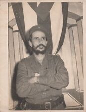 CUBA CUBAN REVOLUTION COMMANDER DE LOS SANTOS PORTRAIT 1960s ORIG Photo C36 picture