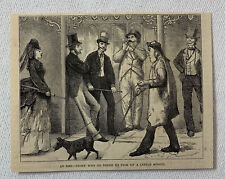 1872 magazine engraving~  GAMBLERS AT EMS Germany picture