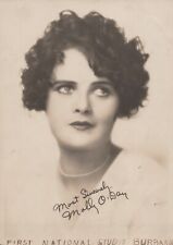 HOLLYWOOD BEAUTY Molly O'Day SIGNED FAN STUNNING PORTRAIT 1920s Photo C47 picture