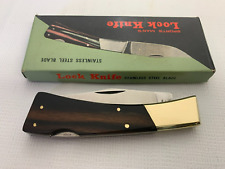 VINTAGE BELL SPORTS MAN'S LOCK KNIFE MINT IN BOX picture