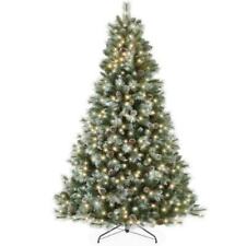 Best Choice Products 7.5ft Pre-Lit Frosted Scotch Pine Christmas Tree picture