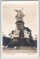 Buenos Aires Argentina Postcard French Monument c1920's Antique RPPC Photo picture