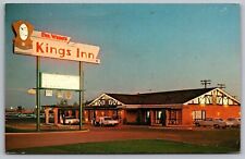 Del Webbs Kings Inn Old Cars Sun City Arizona 1970 Cancel Wob Pm Postcard picture