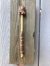 Native American Ceremonial 11 in. hand drum stick/beater w/wrapped handle picture
