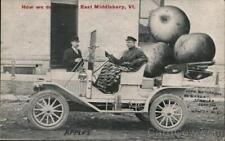1911 East Middlebury,VT How We Do Things (Apples) Addison County Exaggeration picture