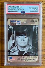 Marine General Alfred Gray 1991 Pro Set Desert Storm #82 Signed Card Auto PSA C picture