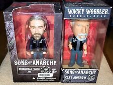 Sons of Anarchy Jax Teller And Clay Morrow 6 Inch Bobbleheads. Funko/Mezco MIB picture