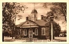 Vintage Albertype Postcard Old Courthouse Colonial Williamsburg Virginia VA V043 picture