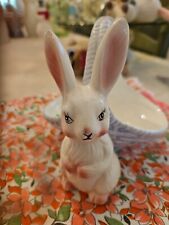 Enesco Vintage Bunny Rabbit Basket picture