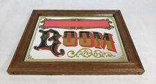 Vintage Custom Room Sign Mirror Painted Glass Man Cave Customize picture