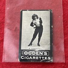 1901 1902 Ogden’s Tabs GODWYNNE EARLE (actress/singer) Tobacco Cigarette Card  F picture