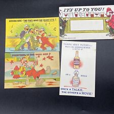 Pre-Prohibition And Post Postcards Early 1900’s-1940’s Alcohol Beer Lot Of 4 picture