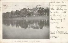 YWCA Camp Pine Lake La Porte Indiana IN 1915 Postcard picture