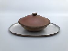 Vintage Harald Buchrucker Handarbeit Copper Small Bowl & Oval Serving Dish Set picture