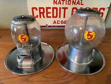 1940's -50s Vintage Counter Top Abbey Cash Tray 5c Nickel Vending Machine ExCond picture