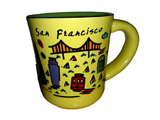 Luke A Tuke Heart San Francisco California Yellow Landmark Coffee Mug Tea Cup picture