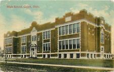 Celina Ohio~2 Story Senior High School~Sidewalk Runs By~1913 Postcard picture