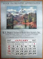 Birmingham, AL 1927 Advertising Calendar / GIANT 35x47 Poster: Detective Agency picture