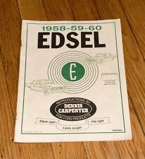 Dennis Carpenter 1958-59-60 Edsel Automotive Parts Book picture