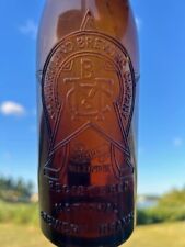 #1130 HELLDORFER Brewery Branch amber loopseal Baltimore Pre-Pro Beer Bottle picture