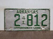 1941 Arkansas   License Plate Tag picture