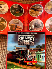 train’s The Worlds greatest railway journeys 8 DVD collection picture