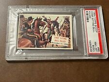1954 Topps Scoops PSA 8 Chief Sitting Bull Killed Graded Non Sports Indian Card picture