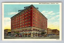 Waterloo IA-Iowa, Hotel Russell Lamson, Advertising, Vintage c1951 Postcard picture