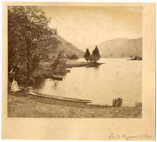 France, Vosges, Lac de Longemer Vintage Albumen Print 16x19 picture