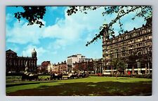 Belfast-Ireland, Donegall Square North, Antique Vintage Souvenir Postcard picture