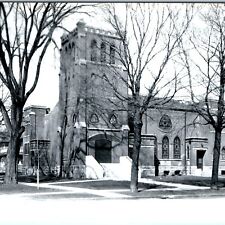 c1950s Cresco, IA RPPC Methodist Episcopal Church Real Photo Postcard House A102 picture
