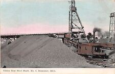 J60/ Bessemer Michigan Postcard c1910 Tilden New Steel Shaft Mine  166 picture