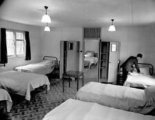 Olympic 1948 Preparations Worker dresses the dormitory beds at the- Old Photo picture