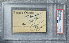 Barack Obama EARLY Autograph “God Bless” President Signed PSA 44th POTUS picture