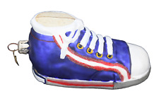 CHRISTOPHER RADKO SNEAKER Converse high tops ornament blue rare stripe shoe tenn picture