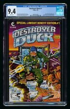 DESTROYER DUCK #1 (1982) CGC 9.4 ECLIPSE WHITE PAGES  picture
