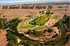 Fort Laramie National Historic Site Wyoming aerial view photo postcard picture