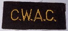 WW2 Canadian Women’s Army Corps Felt Patch (P1) picture