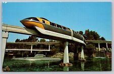 Postcard Disneyland Monorail Submarine Lagoon Tomorrowland picture