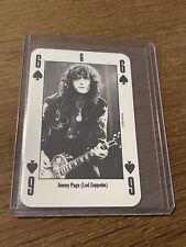 1992 New Musical Express NME Led Zeppelin Jimmy Page RARE MUSIC CARD NM-MINT picture