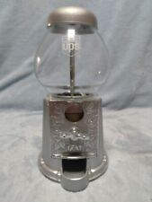 UPS Carousel Silver Gumball Quarter Vending Machine Metal Glass Globe picture