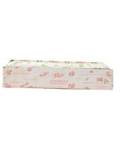 Vintage Poly Fab Scented Drawer Liner  White Floral & Angel Print Original Box picture