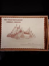 Vintage MidCentury Restaurant Paper Placemat - The Chalet Restaurant Chhemult OR picture