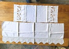 2 Vintage Cotton Table Runners picture