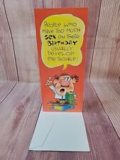 Vintage Naughty Birthday Card Made By Laughing A** Greeting Card  picture