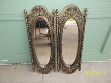 Pair of Vintage 1973 HOMCO 2356 Gothic Spanish Revival Wall Mirrors - 2 AVAIL picture