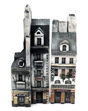 2 GAULT Miniature French Ceramic Buildings Houses Paris France 1980s picture