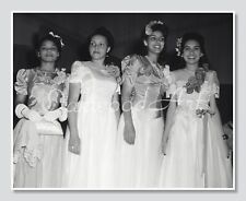 Four Young African American Beauties at a Dance c1940s, Vintage Photo Reprint picture